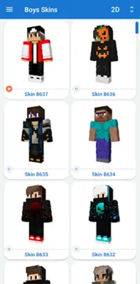 Boys Skins for Minecraft PE android App screenshot 10