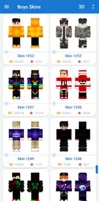 Boys Skins for Minecraft PE android App screenshot 15