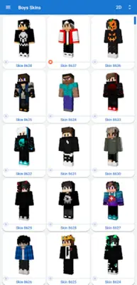 Boys Skins for Minecraft PE android App screenshot 2