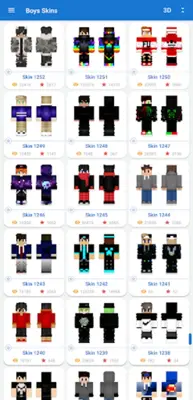 Boys Skins for Minecraft PE android App screenshot 7